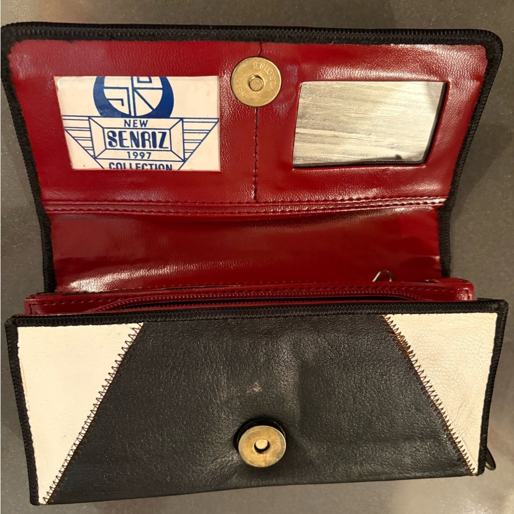 Leather vintage Esprit wallet - Picture 4 of 7